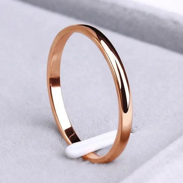 Simple ring made of gold and silver Unique Joyas