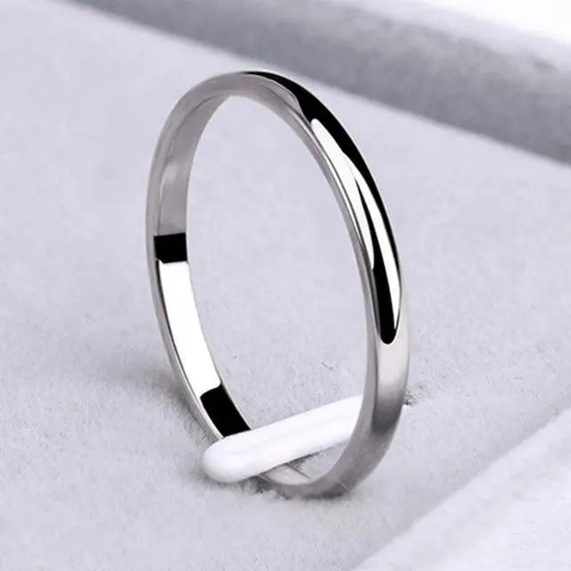 Simple ring made of gold and silver Unique Joyas