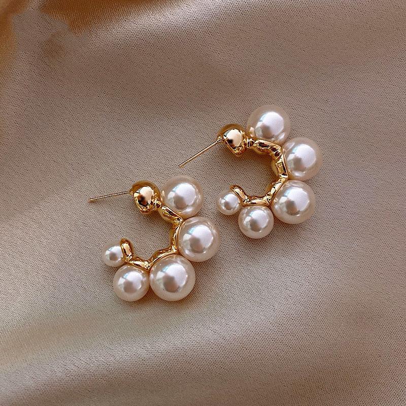 Elegant Pearl Earrings Claire