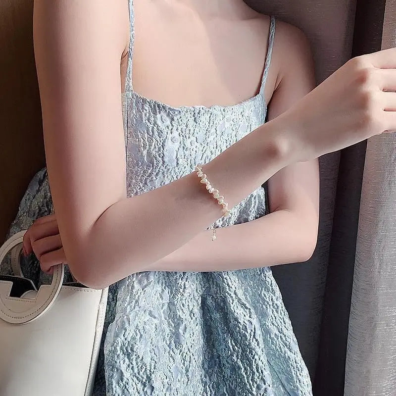 Céline Pearl Bracelet Unique Joyas