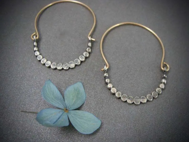 Boho Earrings made of Cubic Silver Unique Joyas