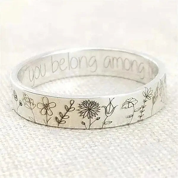 Dandelion Ring Unique Joyas