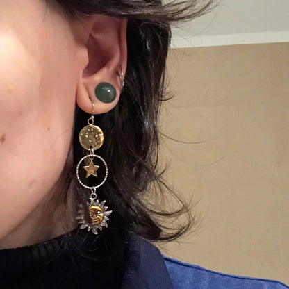 Earrings "Sun, Moon, Stars