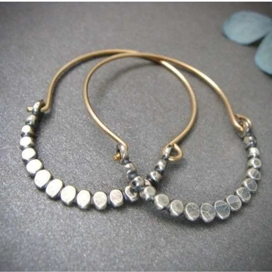 Boho Earrings made of Cubic Silver Unique Joyas