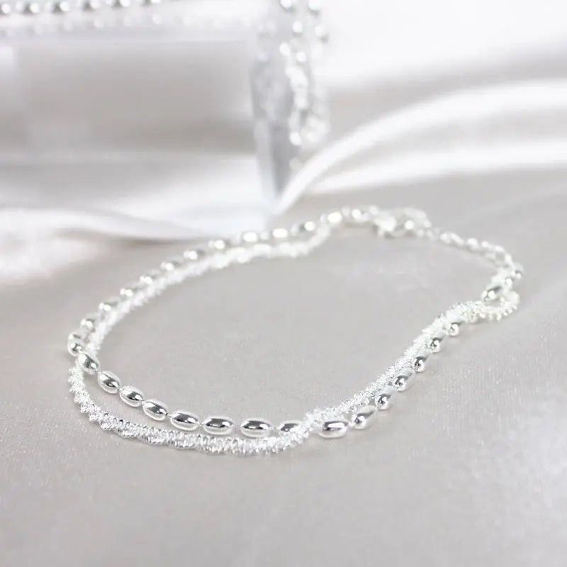 Silver Zirconia Bracelet Unique Joyas