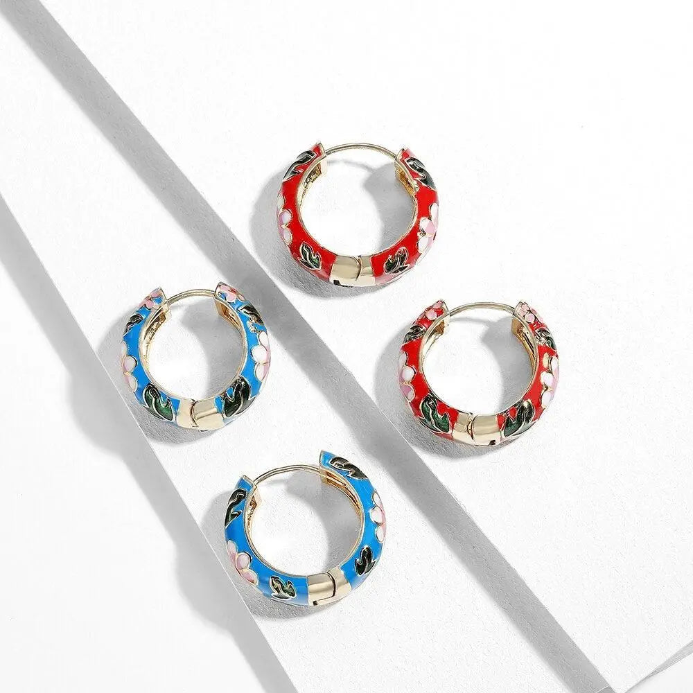 Luxurious Floral Earrings Unique Joyas