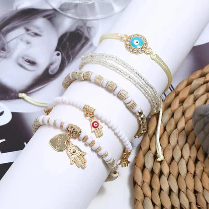 Hamsa Bracelet Pack Unique Joyas