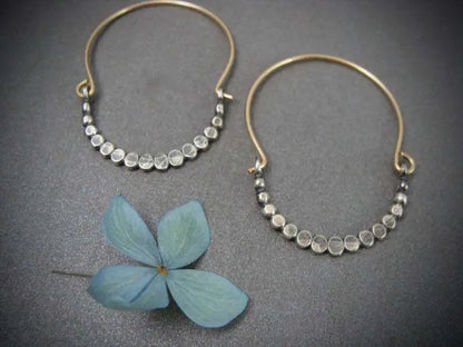 Boho Earrings made of Cubic Silver Unique Joyas