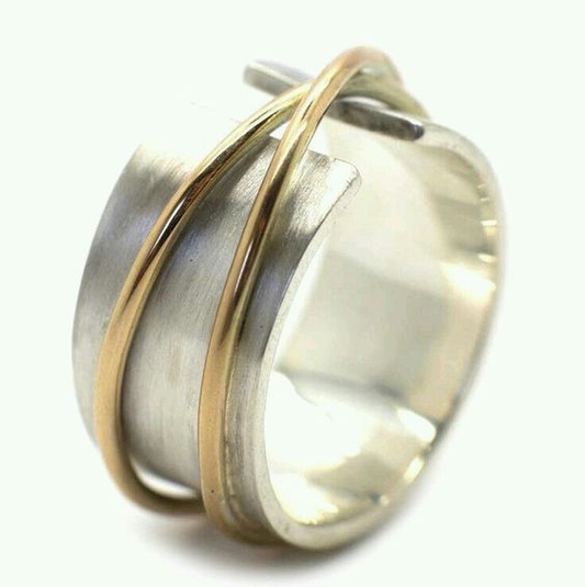 Vintage Gold and Silver Ring