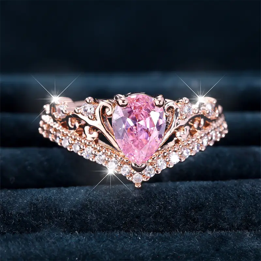 Rose Drop Ring